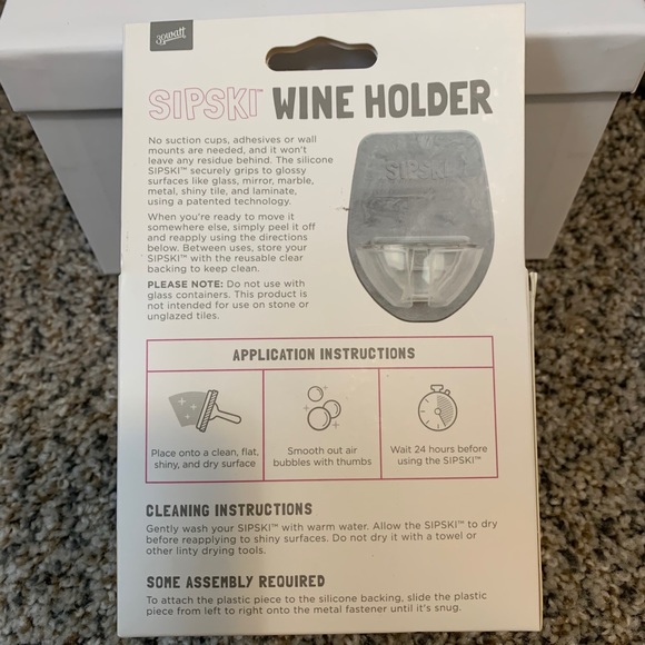 NWT 🏷 Sipski Wine Glass Holder - Picture 6 of 7